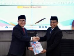 Serah Terima Jabatan Sekjen Kementerian ATR/BPN, Pudji Prasetijanto Hadi Minta Dukungan dalam Mengemban Amanah