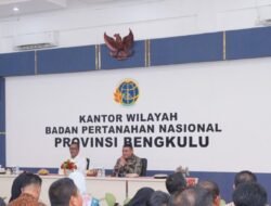 Pesan Wamen Ossy ke Jajaran Kanwil BPN Provinsi Bengkulu: Peraturan Perundangan Harus sebagai Prinsip