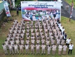 Upacara Peringatan 65 Tahun UUPA Digelar di Kanwil BPN Maluku Utara, Sertipikat Diserahkan kepada Masyarakat dan Pemerintah Daerah
