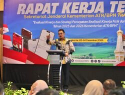 Tutup Rakernis Setjen 2025, Sekjen ATR/BPN: Tata Usaha Punya Peran Strategis Dukung Kelancaran Kerja Teknis dan Layanan Publik