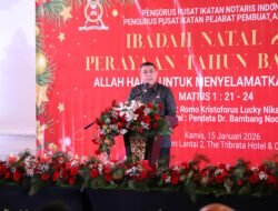 Hadiri Perayaan Natal, Wamen Ossy: Notaris dan PPAT Punya Peran Strategis Hadirkan Negara bagi Masyarakat