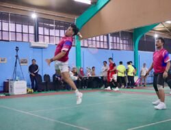 Ikuti Kejuaraan Bulutangkis HUT ke-54 KORPRI, Kementerian ATR/BPN Melaju ke Semifinal