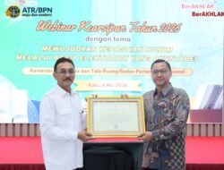 Kementerian ATR/BPN Raih Penghargaan dari ANRI atas Penyelamatan dan Pelestarian Arsip