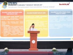 Bicara dalam International Conference on Pesantren 2026, Menteri Nusron Ajak Masyarakat Sertipikatkan Tanah Wakaf untuk Lindungi Aset Umat