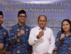 Pengambilan Sumpah/Janji Pegawai Negeri Sipil (PNS) dan Pelantikan Pejabat Fungsional