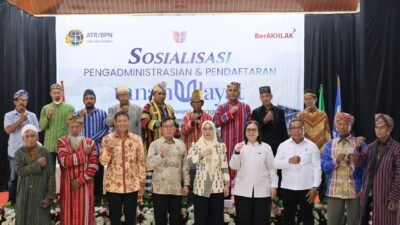 Sosialisasi Pengadministrasian dan Pendaftaran Tanah Ulayat, Bekali Masyarakat Hukum Adat Buton Selatan Soal Tahapan Sertipikasi