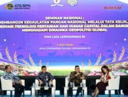 Bangun Kedaulatan Pangan Nasional, Kementerian ATR/BPN Targetkan 87% LBS Jadi LP2B
