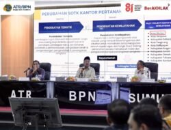 Pengarahan di Kanwil BPN Provinsi Sumatera Utara, Menteri Nusron Minta Jajaran Utamakan Kemudahan Layanan bagi Masyarakat