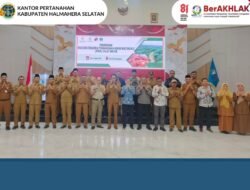 Kepala Kantah Halmahera Selatan Hadiri Penyerahan Realisasi FPKM Seluas 245,67 Hektar