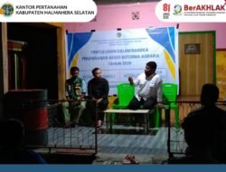 Kantah Halmahera Selatan Gelar Penyuluhan Reforma Agraria di Gane Timur