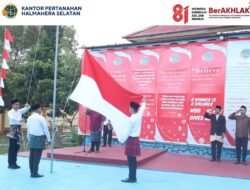 Semarak HUT Ke-81 RI di Kantah Halmahera Selatan: Upacara Khidmat dalam Balutan Busana Adat