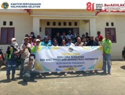 Jemput Bola Layanan Pertanahan: Kantah Halmahera Selatan Gelar Sosialisasi di Desa Kawasi Kecamatan Obi