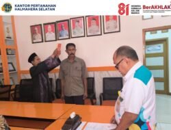 Kantah Halsel Gelar Sumpah Sertipikat Hilang demi Kepastian Hukum