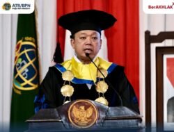 Pesan Menteri Nusron untuk 568 Wisudawan/Wisudawati Politeknik Agraria STPN: Jaga Integritas di Mana pun Bekerja