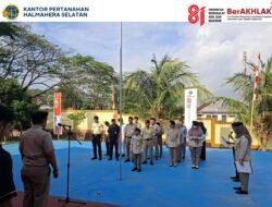 Apel pagi ​Kantah Halsel Komitmen Tingkatkan Kualitas Data Demi Pelayanan Pertanahan yang Cepat dan Transparan