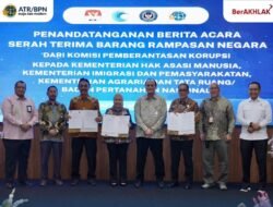 Terima Barang Rampasan Negara dari KPK, Sekjen ATR/BPN: Untuk Mendukung Layanan kepada Masyarakat