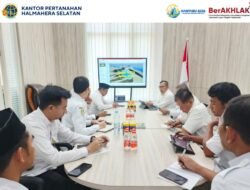 Rapat IP4T Pemda dan Kantah Halmahera Selatan