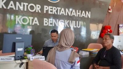 Pengukuran Terjadwal, Warga Kota Bengkulu Rasakan Presisi Waktu Jadwal Ukur Tanah