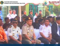 Kepala Kantah Halmahera Selatan Hadiri Peringatan HUT TNI di Kodim 1509/Labuha