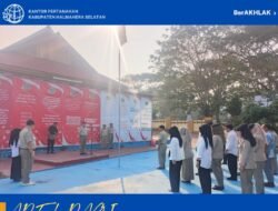 Apel Pagi Kantah Halsel, Kepala Kantor Tegaskan Pentingnya Penguatan Kualitas Data Demi Layanan Prima