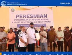 Kantor Pertanahan & Pemda Halsel Serahkan Sertipikat Tanah Warga Kawasi di Pemukiman Baru